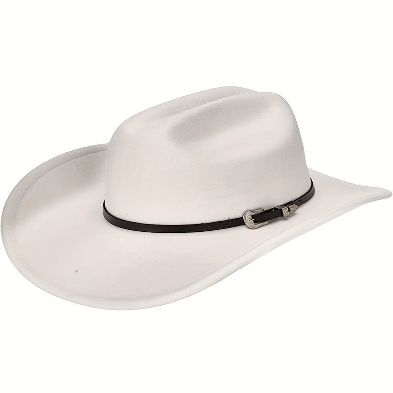 WESTERN COWGIRL HAT WOOLEN HAT BIG BRIM