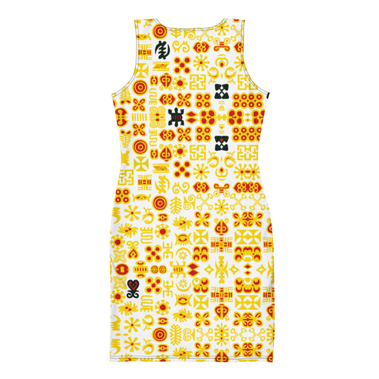 TANK DRESS ADINKRA COLOR PARIS DAISY