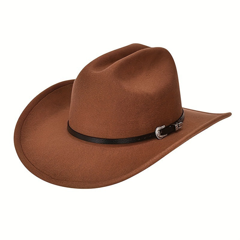 WESTERN COWGIRL HAT WOOLEN HAT BIG BRIM