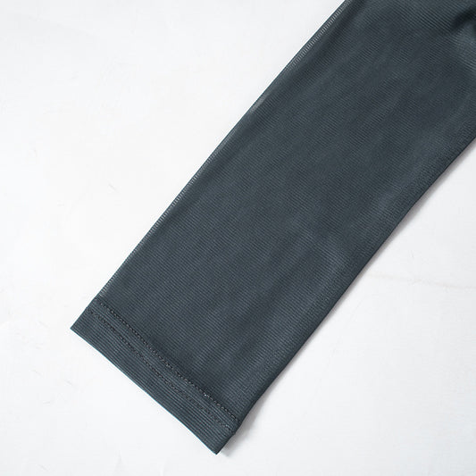 Fashion Mesh Printed Pullover Women