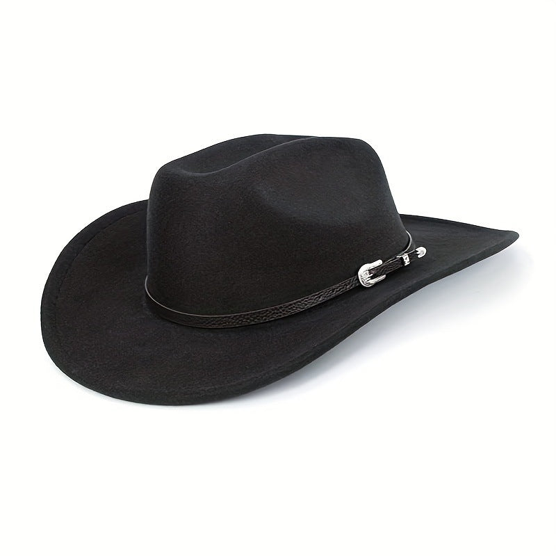 WESTERN COWGIRL HAT WOOLEN HAT BIG BRIM