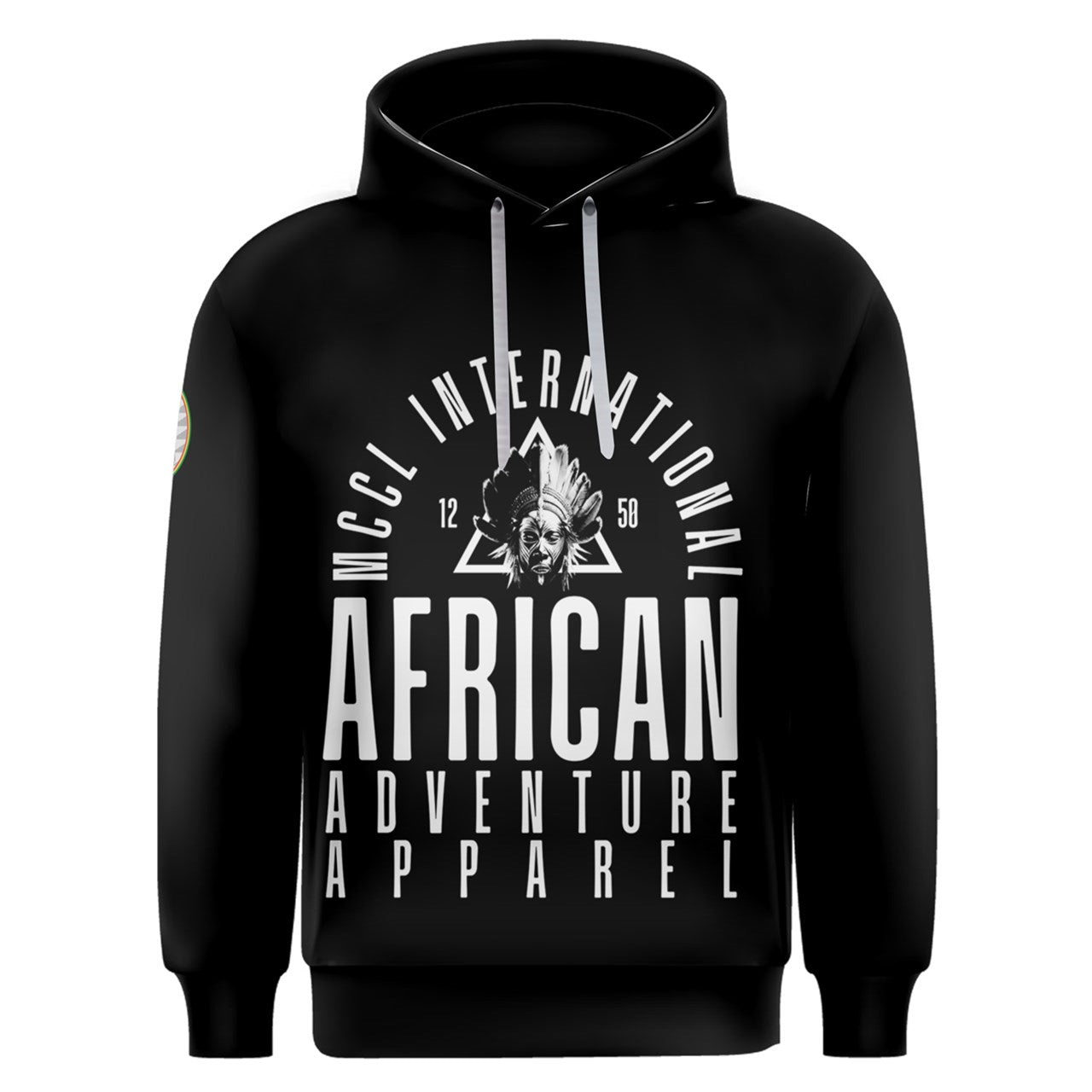 1250 AFRICAN ADVENTURE HOODIE - BLACK