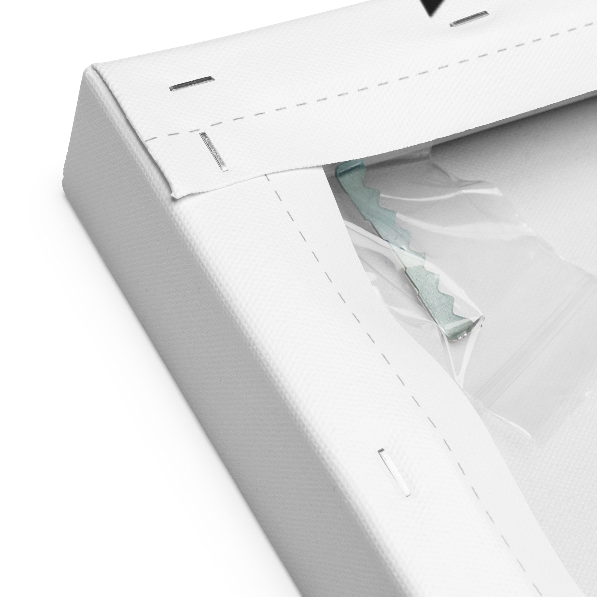 back of canvas painting