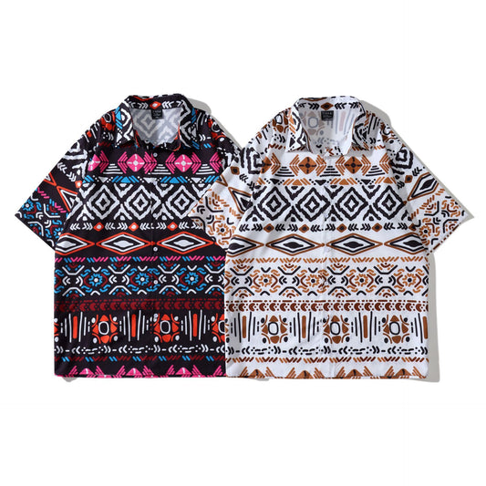 The Nommo Shirt
Retro Fashion Shirts Short Sleeves For Women