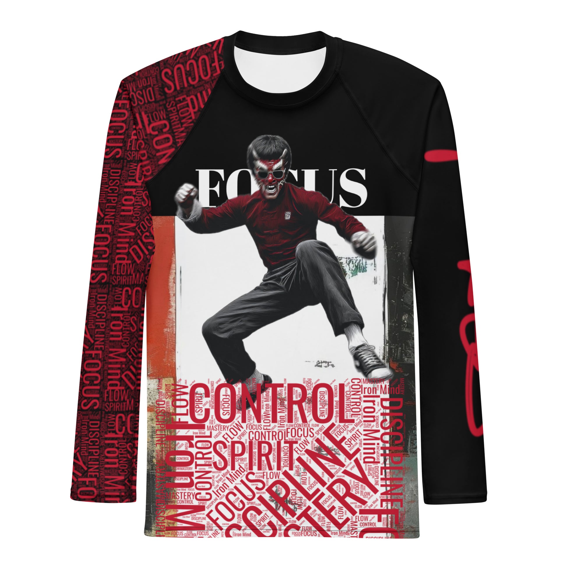 Dragon Flow long sleeve rash guard for martial arts – ITAHL Collection by Magnificent Crowns