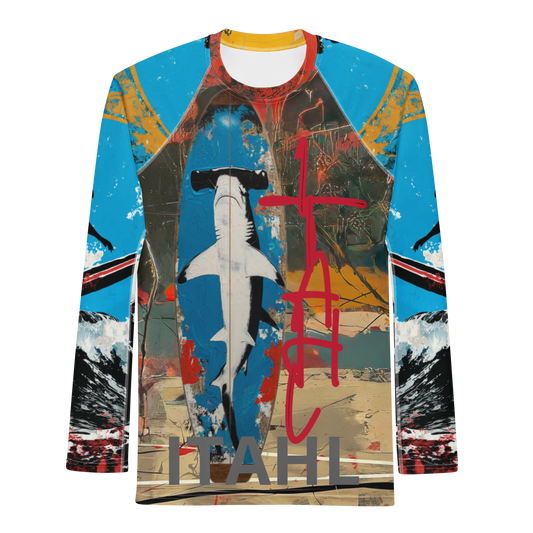 Sea Mind long sleeve rash guard for surfing and water sports – ITAHL Collection by Magnificent Crowns