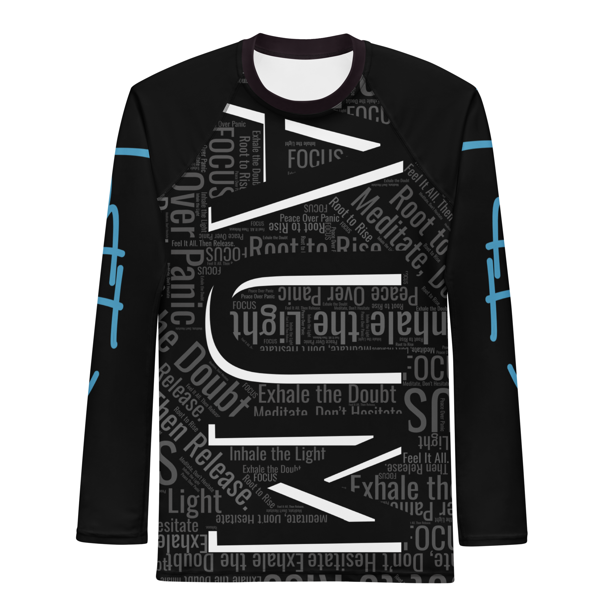 Still Bloom long sleeve rash guard for yoga and meditation – ITAHL Collection by Magnificent Crowns
