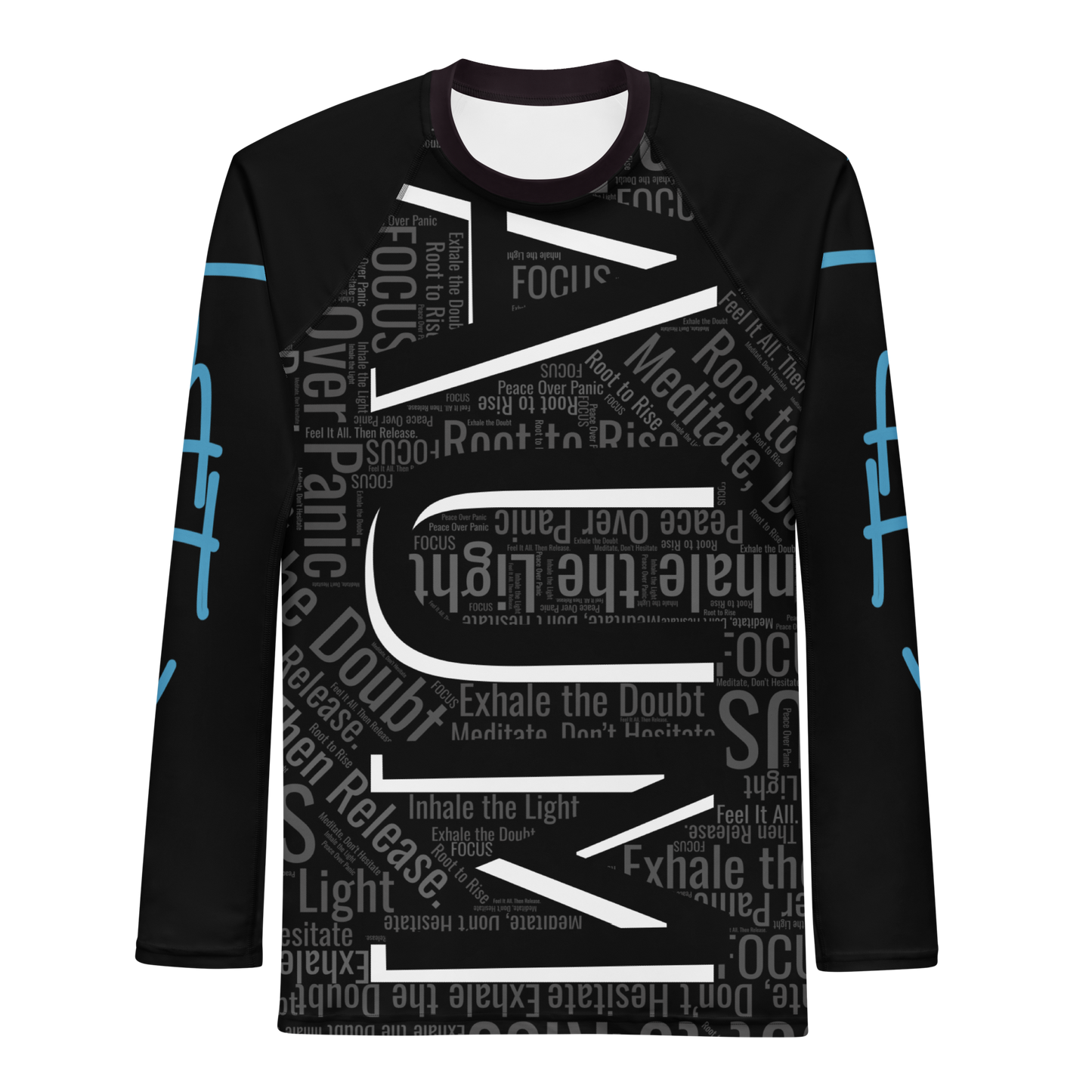 Still Bloom long sleeve rash guard for yoga and meditation – ITAHL Collection by Magnificent Crowns
