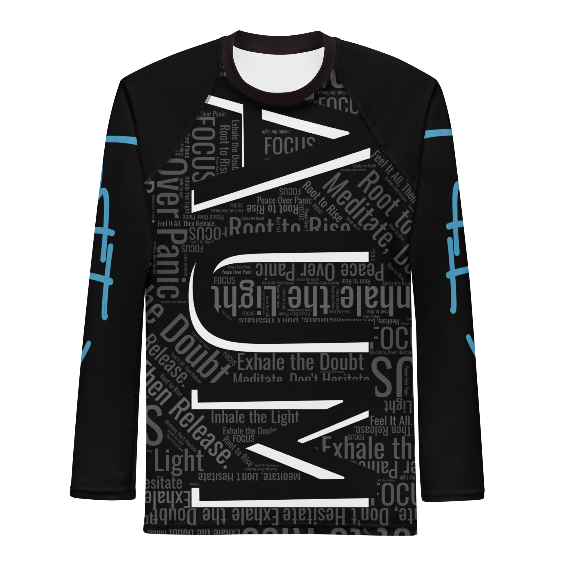 Still Bloom long sleeve rash guard for yoga and meditation – ITAHL Collection by Magnificent Crowns
