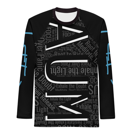 Still Bloom long sleeve rash guard for yoga and meditation – ITAHL Collection by Magnificent Crowns
