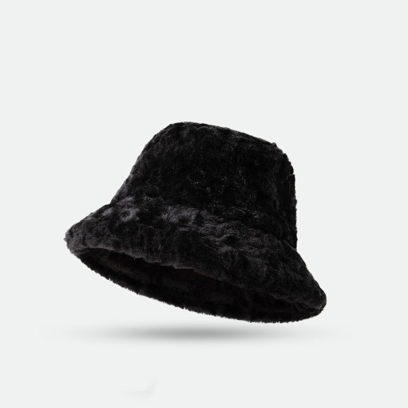 COZY LUXE FAUX FUR BUCKET HAT – WINDPROOF WINTER ESSENTIAL