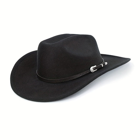 WESTERN COWGIRL HAT WOOLEN HAT BIG BRIM