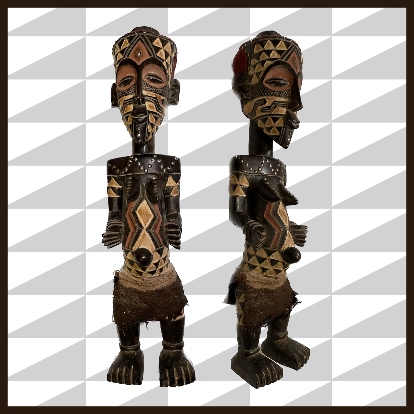 BAKUBA CARVED STATUE (XX1)