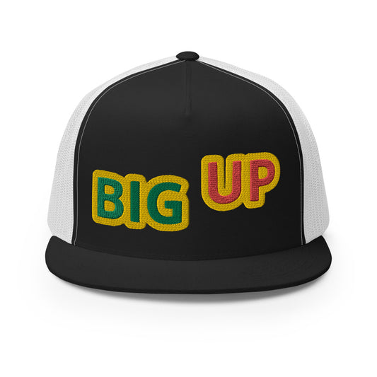 EMBROIDERED BIG UP TRUCKER HAT