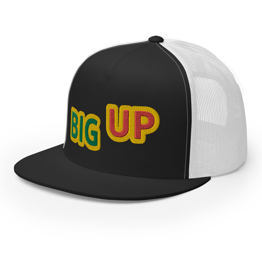 EMBROIDERED BIG UP TRUCKER HAT