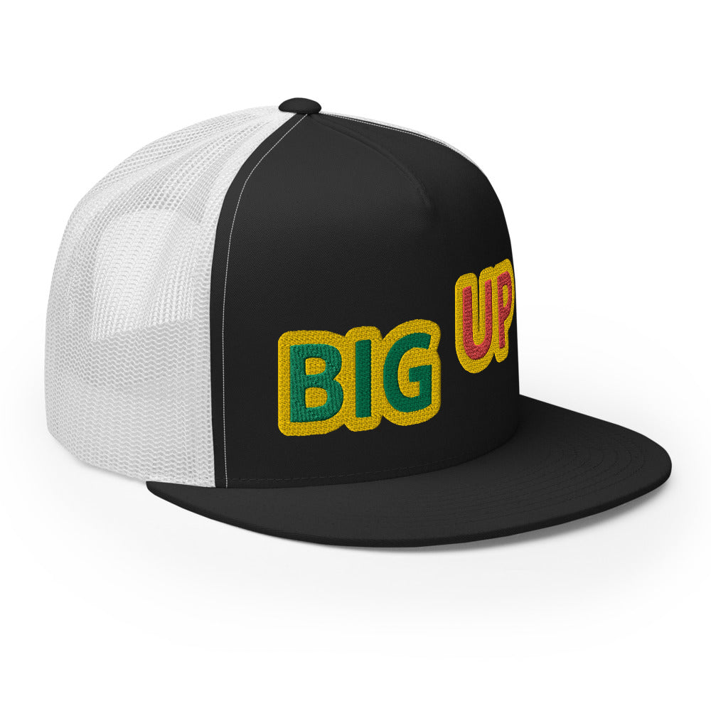 EMBROIDERED BIG UP TRUCKER HAT