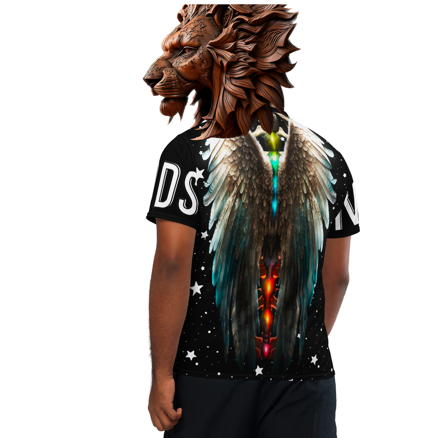 NIF GODS CHAKRA WINGS RECYCLED UNISEX SPORTS JERSEY