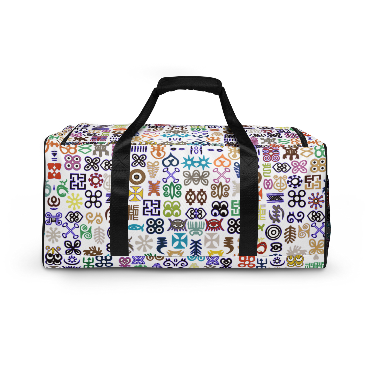 ADINKRA DUFFLE - WHITE