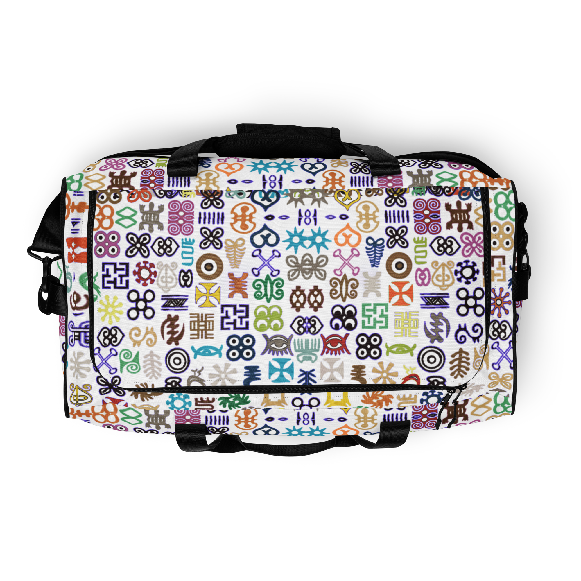 ADINKRA DUFFLE - WHITE