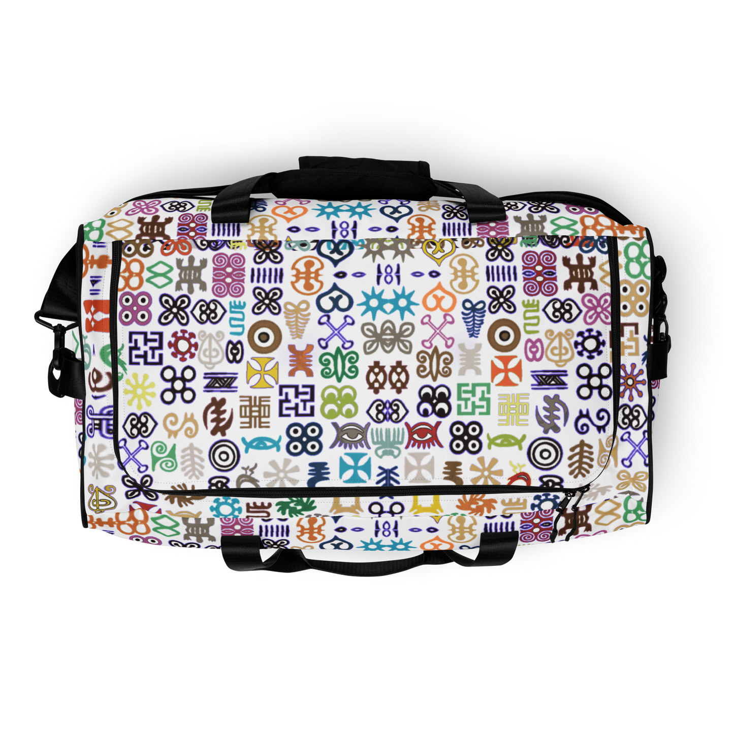 ADINKRA DUFFLE - WHITE