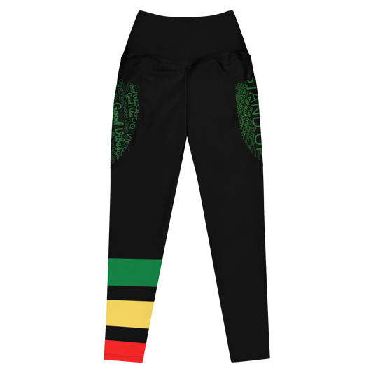 ROOTS FLAG LEGGINGS (with pockets) - WOMEN'S