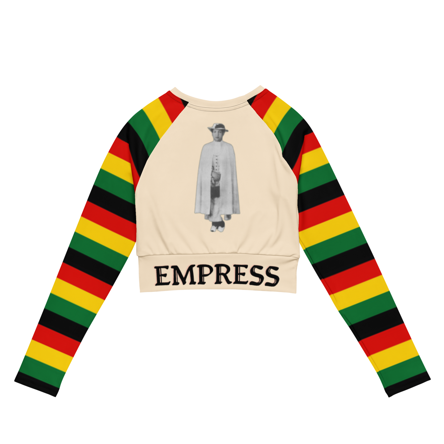 EMPRESS LONG-SLEEVE CROP TOP