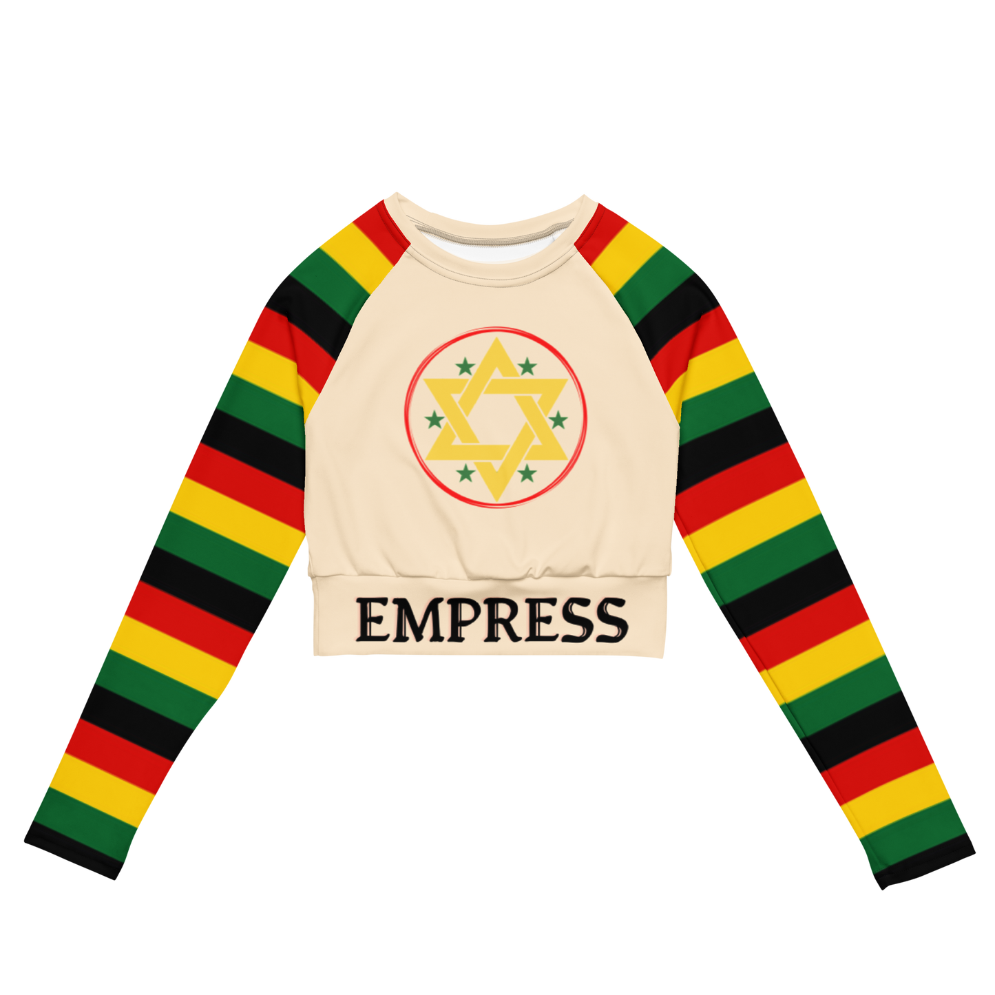 EMPRESS LONG-SLEEVE CROP TOP