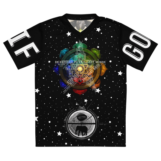 NIF GODS CHAKRA WINGS RECYCLED UNISEX SPORTS JERSEY