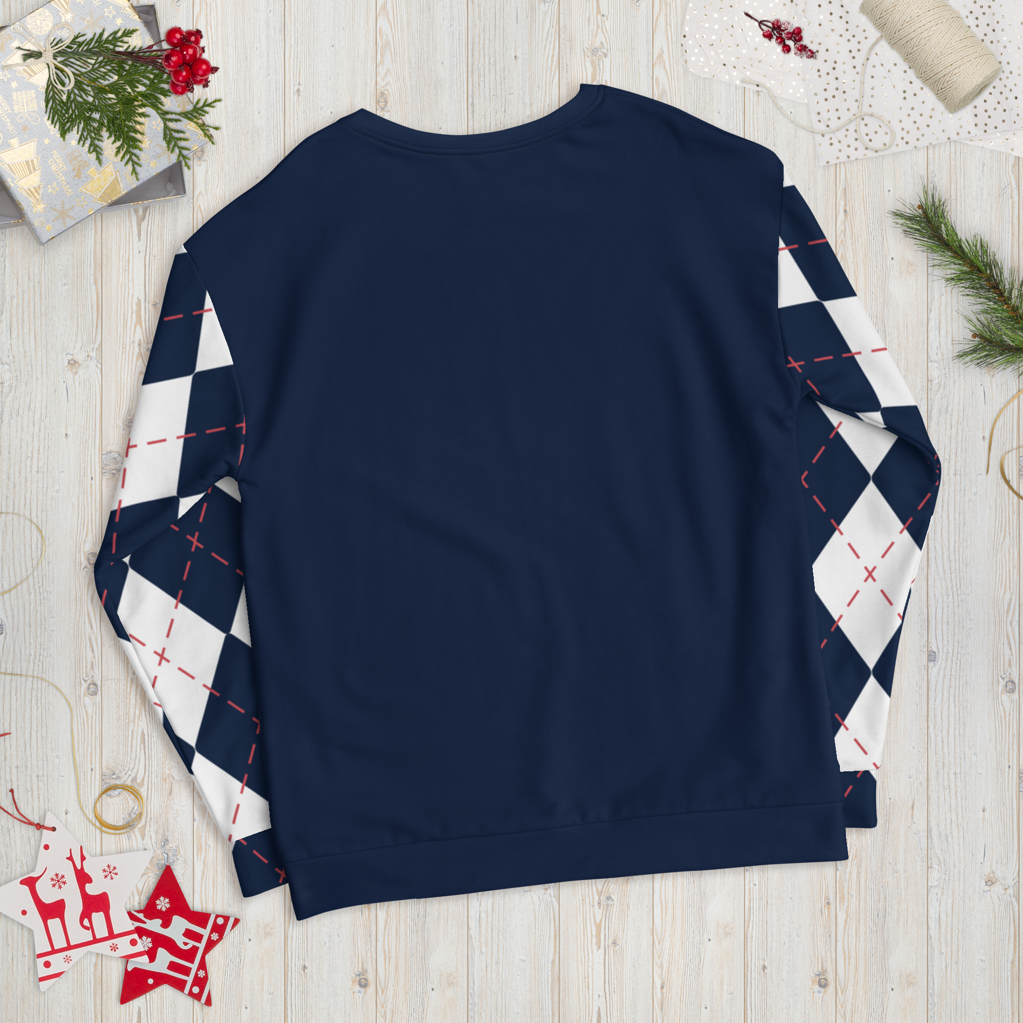 HANDSOME CHRISTMAS SWEATSHIRT - NAVY